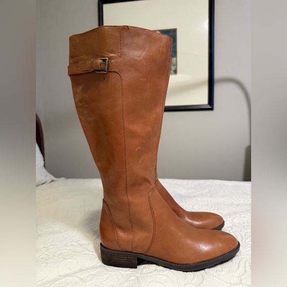 Sam Edelman Patti. 2 Brown Leather Heeled Boots - Picture 4 of 9